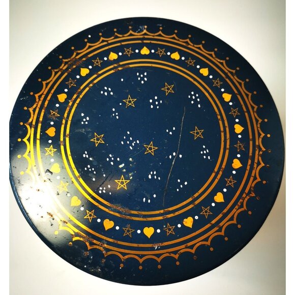 Biscuit Tin Norwegian Christmas Angels - Dancing Singing Angels Sweden Norway - Picture 3 of 8